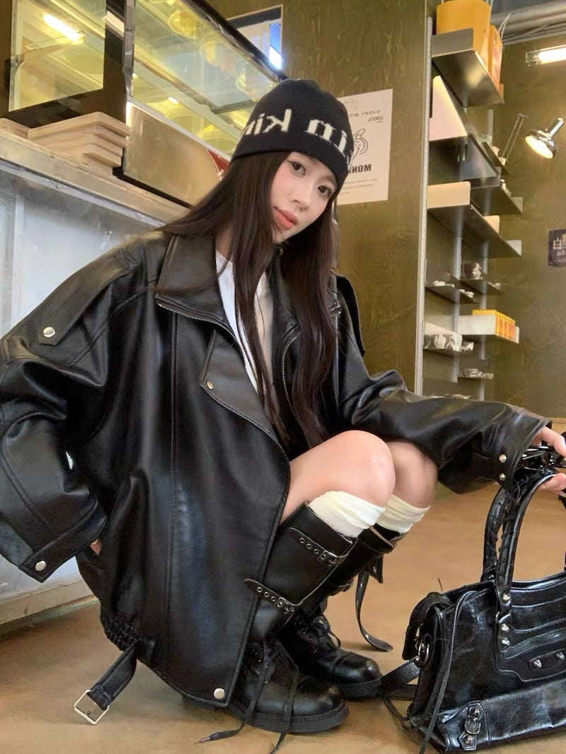 Black Biker Jacket