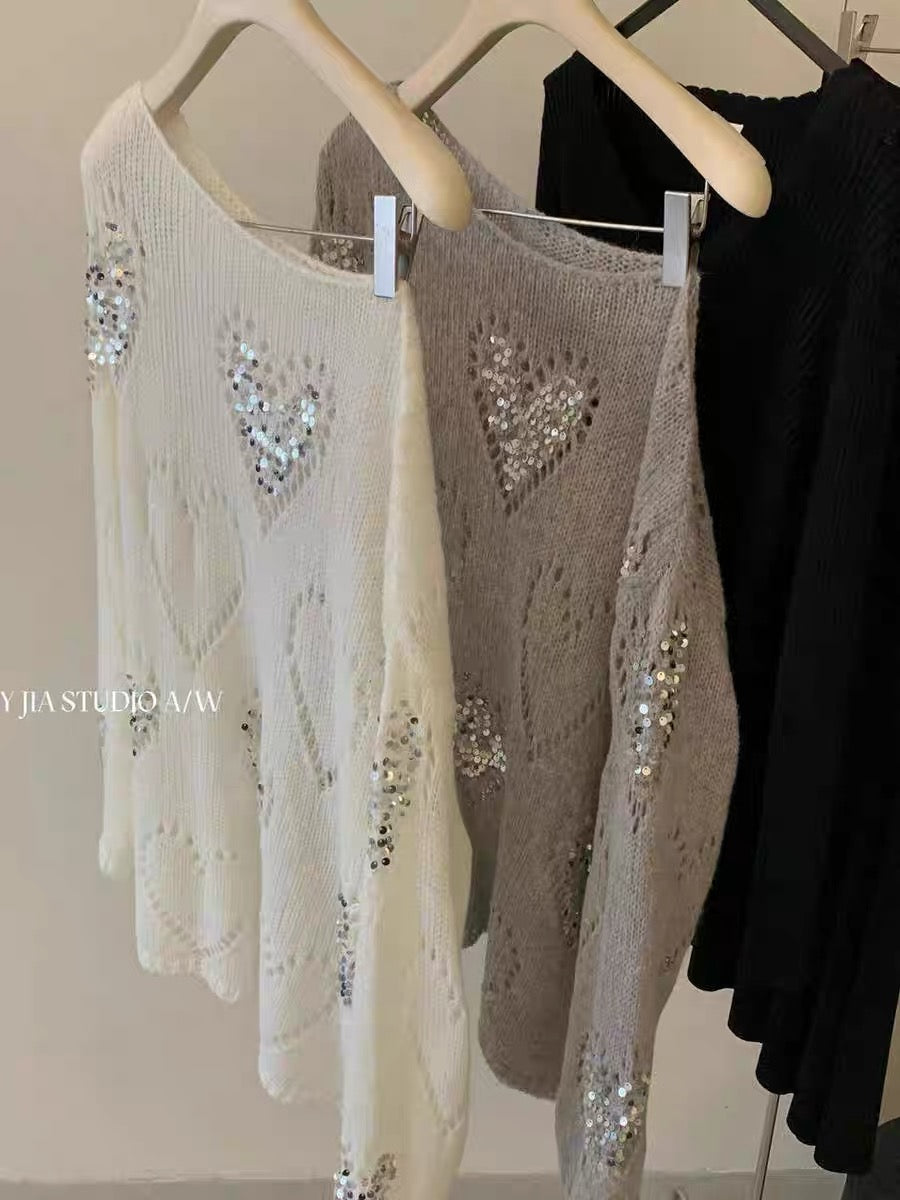 OFF-THE-SHOULDER SWEATER