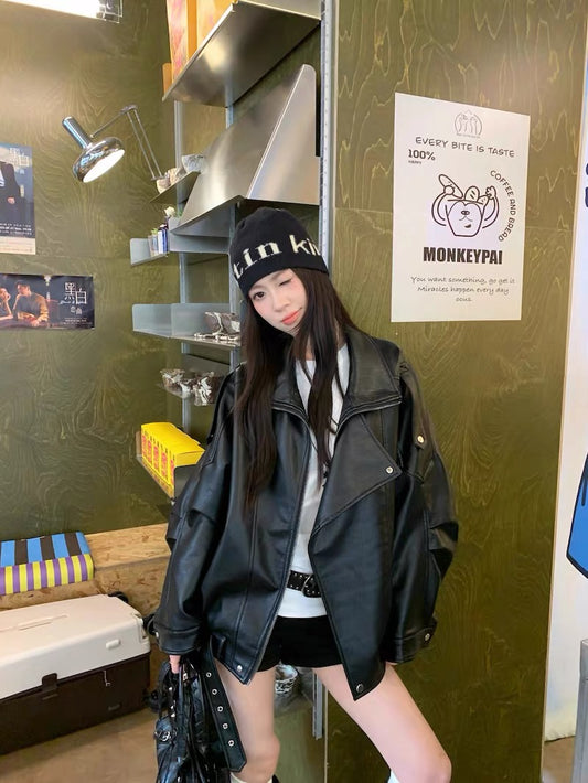 Black Biker Jacket