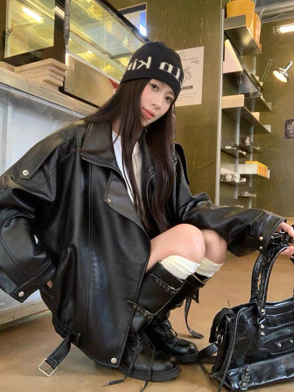 Black Biker Jacket