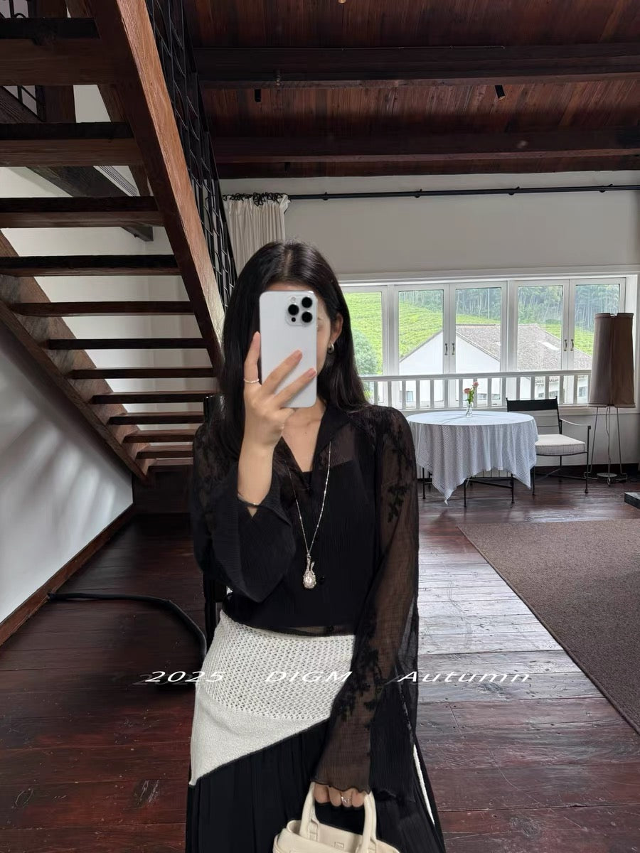 CHIC SHEER LACE TOP