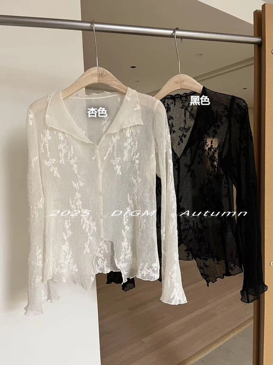 CHIC SHEER LACE TOP
