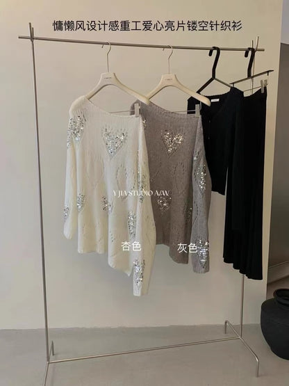 OFF-THE-SHOULDER SWEATER