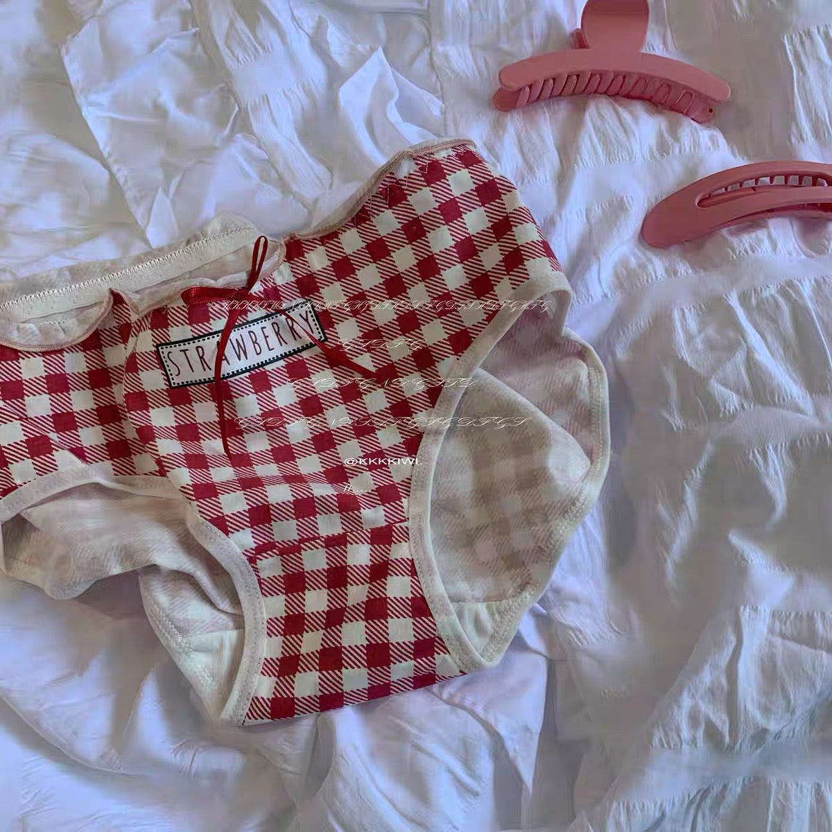 RED PLAID UNDERWEAR