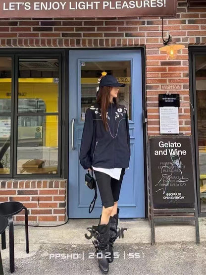 EMBROIDERED FLORAL JACKET